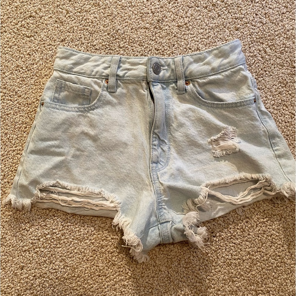 PacSun high rise festival jean shorts. Size 23.